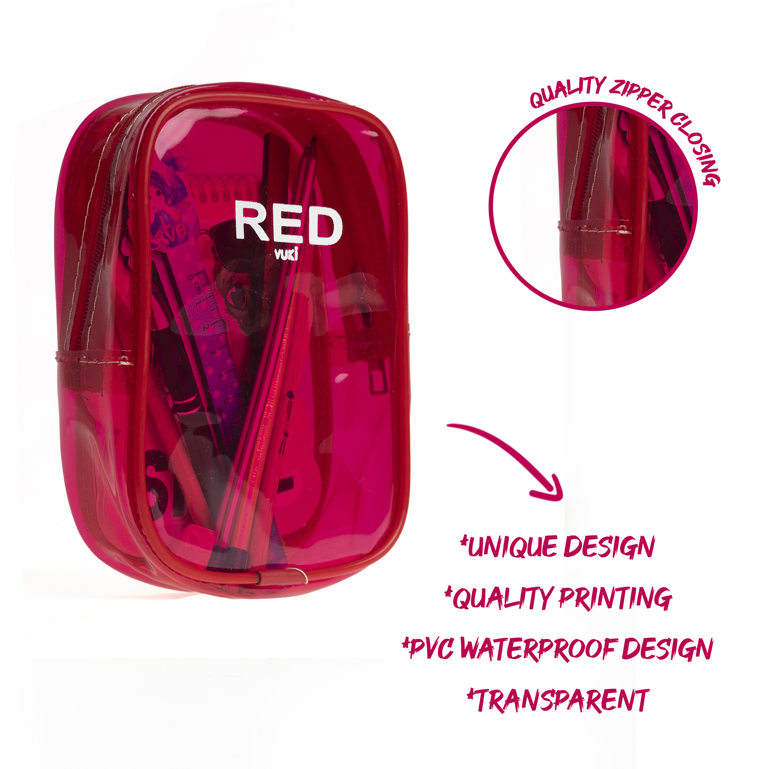 Kırmızı Su Geçirmez Çanta