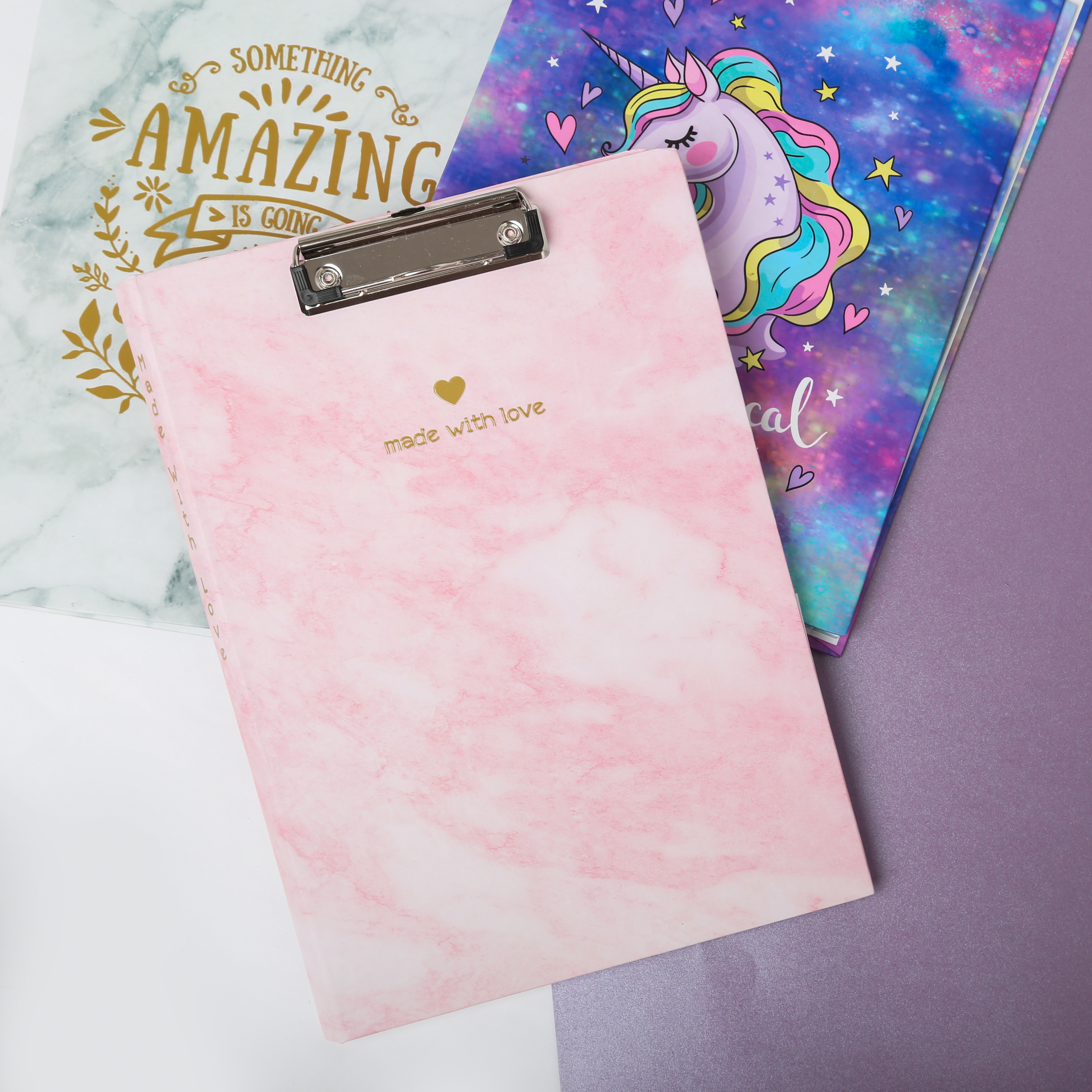 Mermer Desenli Defter